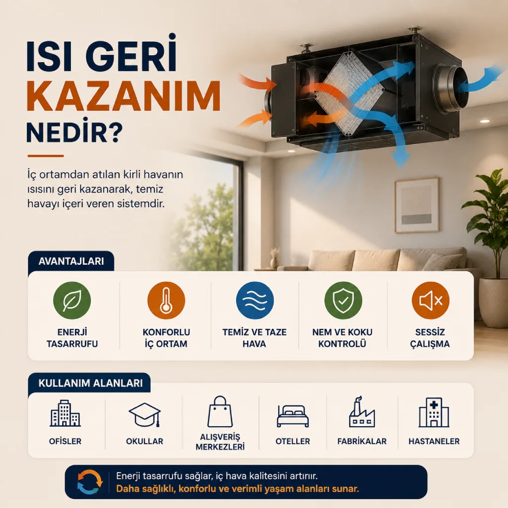 Isı Geri Kazanım Nedir? Avantajları ve Kullanım Alanları