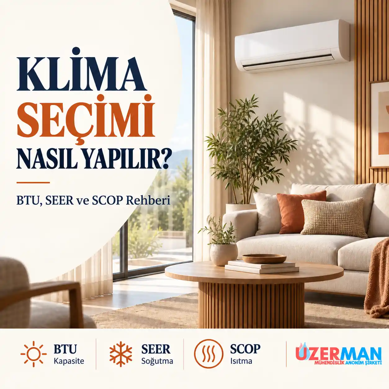 Klima Seçimi: BTU, SEER ve SCOP Rehberi