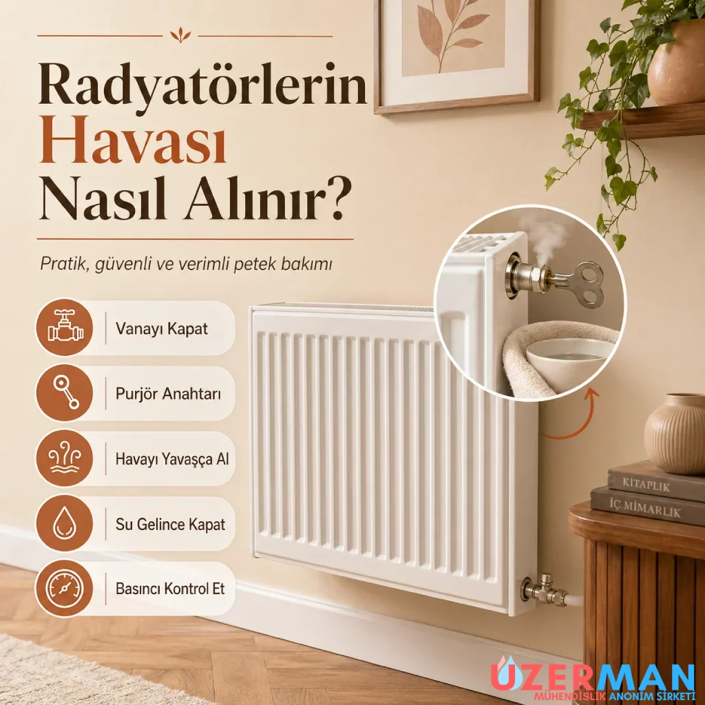 Radyatörlerin Havası Nasıl Alınır?