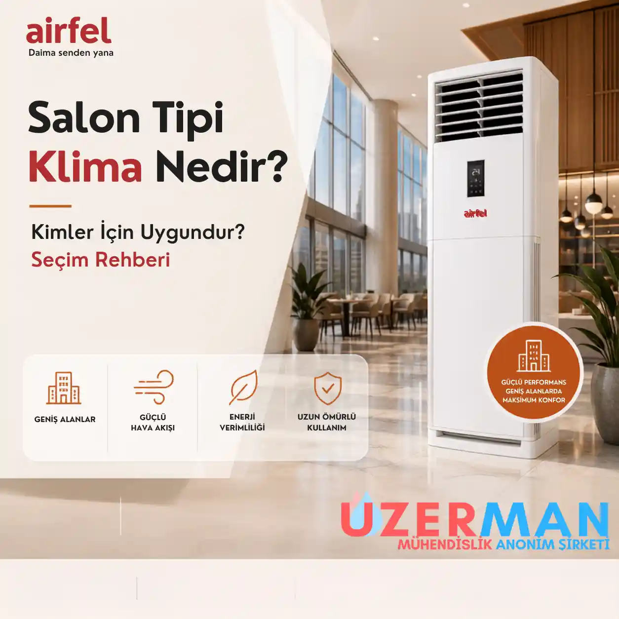 Salon Tipi Klima Nedir? Kimler İçin Uygundur? Seçim Rehberi